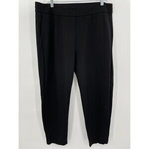 BETABRAND Pull On High Rise Black Yoga Work Pants Size Petite XXL PXXL